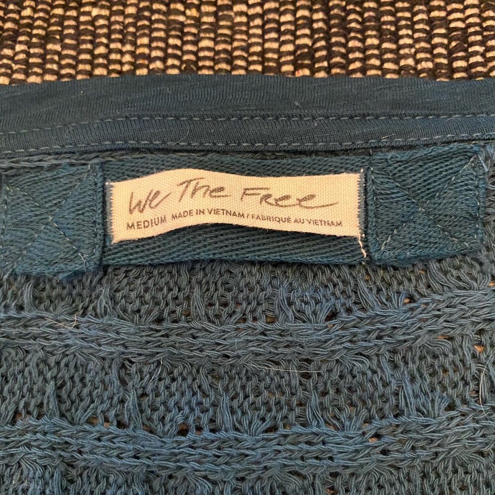 We The Free by Free People Teal Sweater